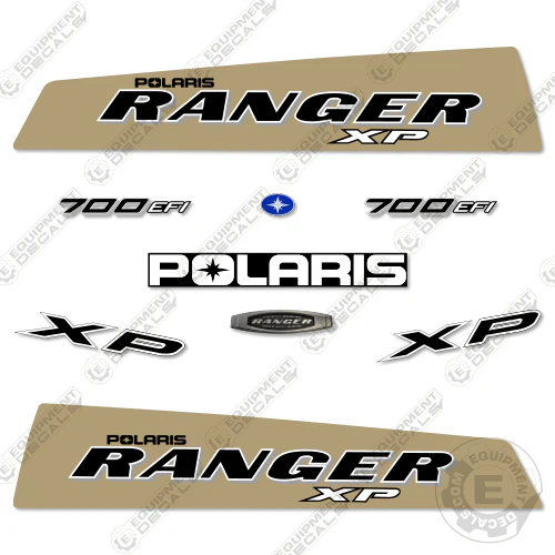 Fits Polaris Ranger 700 XP Decal Kit UTV 2009-2011 - Special Edition 700, 700efi, decal kit, efi, excavator