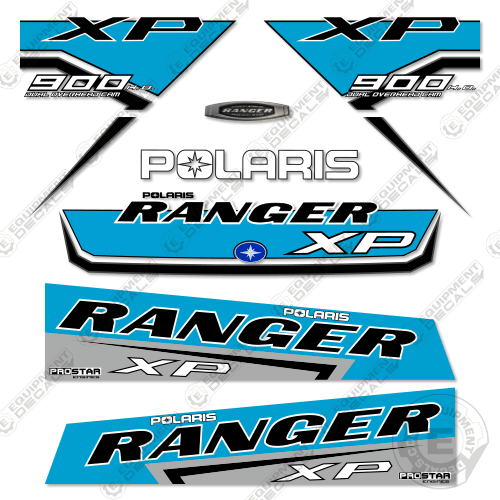 Fits Polaris Ranger 900 XP EPS Decal Kit - 2017 900, 900 xp, 900efi, decal kit, efi, excavator