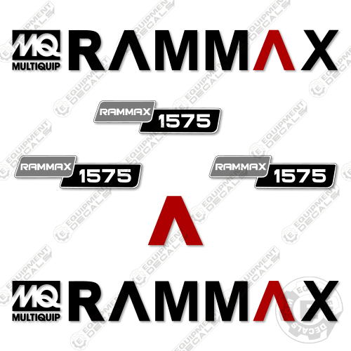 Fits Rammax 1575 Decal Kit Roller 1575, decal kit