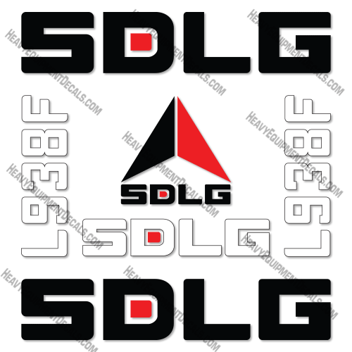 Fits SDLG L938F Wheel Loader Decal Kit 938, 938f, l938