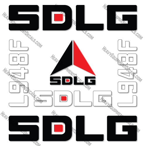Fits SDLG L948F Wheel Loader Decal Kit 948, 948f, l948
