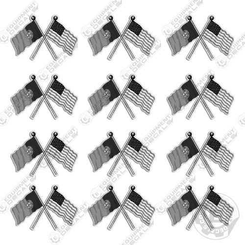Fits Silver Flags Custom decal kit