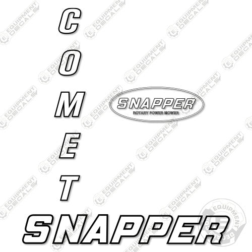 Fits Snapper Comet 2680 Decal Kit (1973) Riding Mower decal kit
