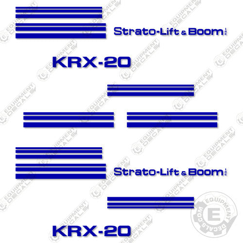 Fits Stratos Lift KRX-20 Decal Kit Scissor Lift 20, decal kit, krx, krx-20, krx20