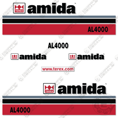 Fits Terex Amida AL4000 Decal Kit Light Tower 4000, al-4000, al4000, decal kit