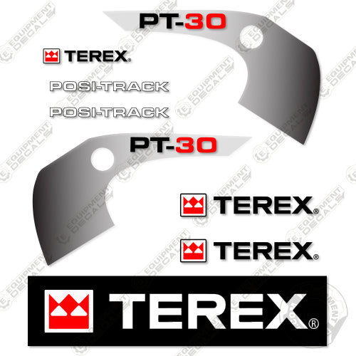 Fits Terex PT-30 Decal Kit Skid Steer Loader 30, decal kit, pt, pt 30, pt30