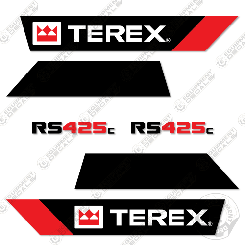 Fits Terex RS425C Decal Kit Soil Stabilizer 425, decal kit, RS425, RS425C