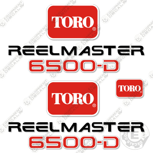 Fits Toro 6500D Decal Kit Fairway Mower 6500, 6500-d, 6500d, decal kit
