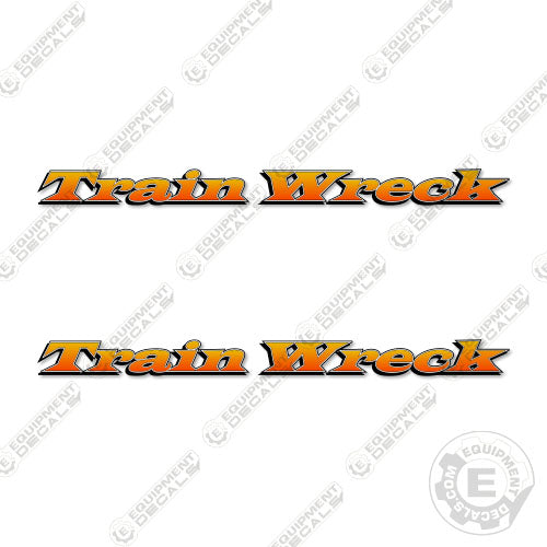 Fits Train Wreck Decal Kit decal kit