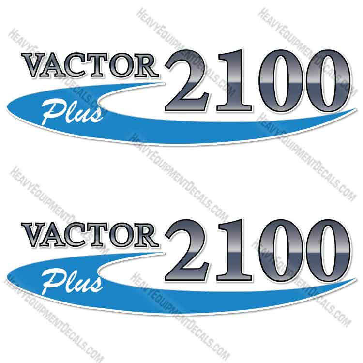 Fits Vactor 2100 Plus Sewer Cleaner Decal Kit 2100, 2100+