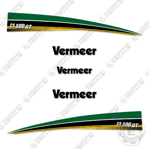 Fits Vermeer CS500GT Decal Kit Compact Industrial Vacuum 500, 500gt, cs500, cs500gt, decal kit, pmd