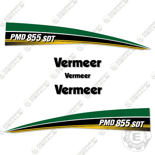 Fits Vermeer PMD855SDT Decal Kit Vacuum Excavator 855, 855sdt, decal kit, pmd, pmd855, pmd855sdt