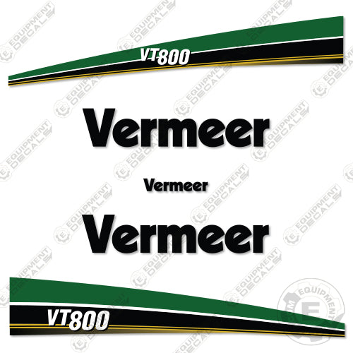 Fits Vermeer VT800 Decal Kit Vacuum Excavator decal kit, vt800