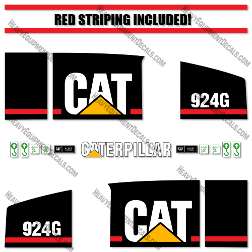 Caterpillar 924G Loader Integrated Tool Carrier Decals INCR10Aug2021