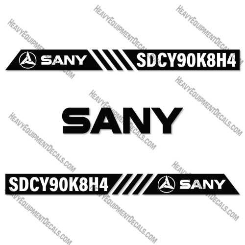 Sany SDCY90K84H Container Carrier Decal Kit 