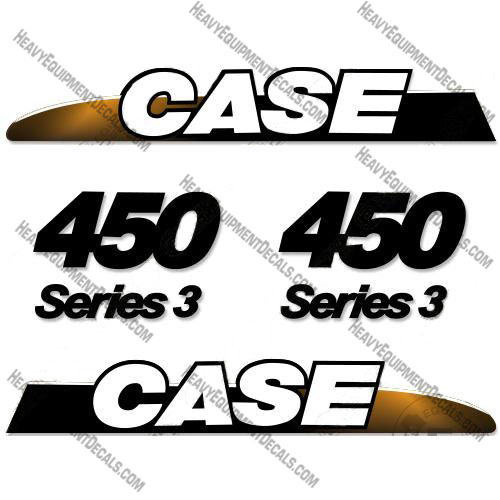 Case 450 Series 3 Skid Steer Loader Decal Kit 
