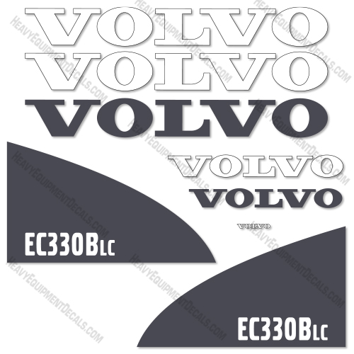 Volvo EC330BLC Hydraulic Excavator Decal Kit 